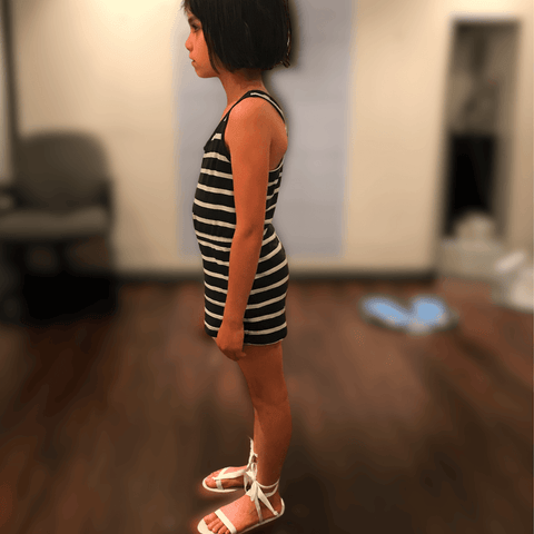 Kid posture After Therapeutic insoles