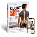 Cover of SI Joint Neuro Reset by Annette Verpillot, shown as a book and on a phone: why your SI joint keeps getting stuck